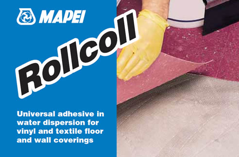 rollcoll vinyl and textile floor adhesive