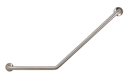 angled grab rail stainless steel