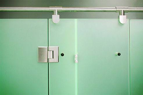 Shower and changing room facilities by Mitchell Laminates