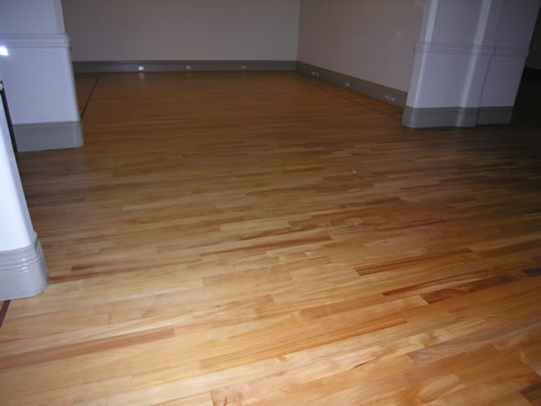 restored timber floor