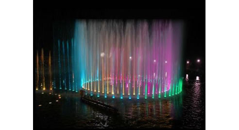 underwater led lights in fountain