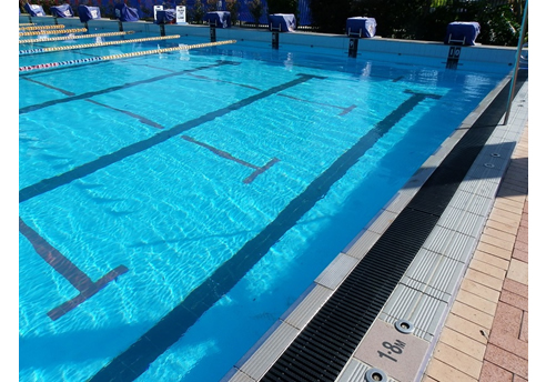 pool coated with epotec