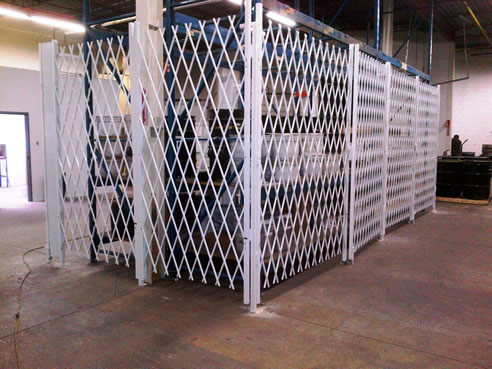 warehouse racking gates