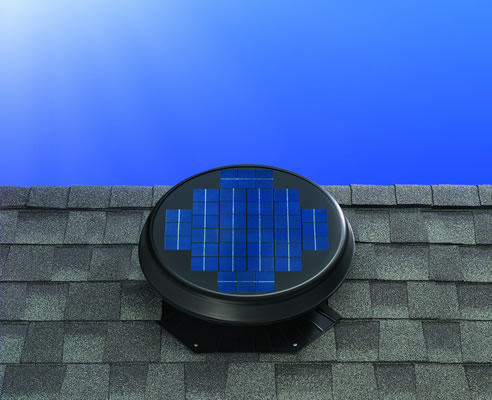 solar powered roof ventilation fan
