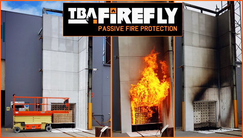6mm thick fire barrier from TBA Firefly