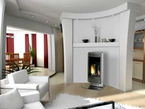 Gas Fireplace Freestanding