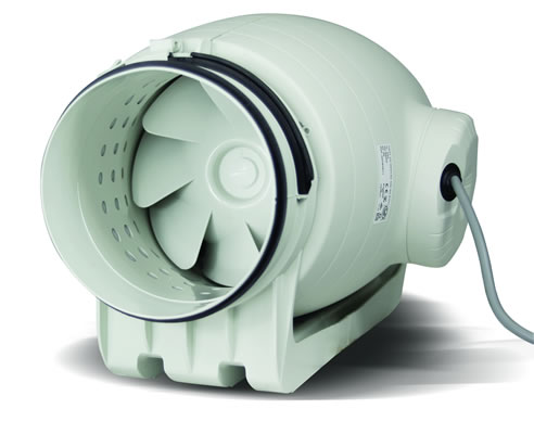 in-line silent fan duct mounted