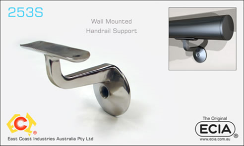 wall mounted handrail bracket