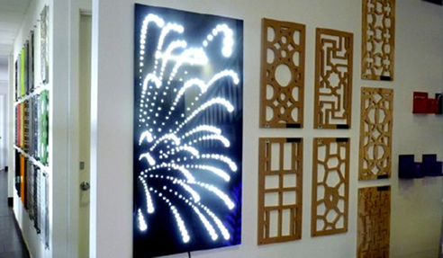 back lit decorative screens