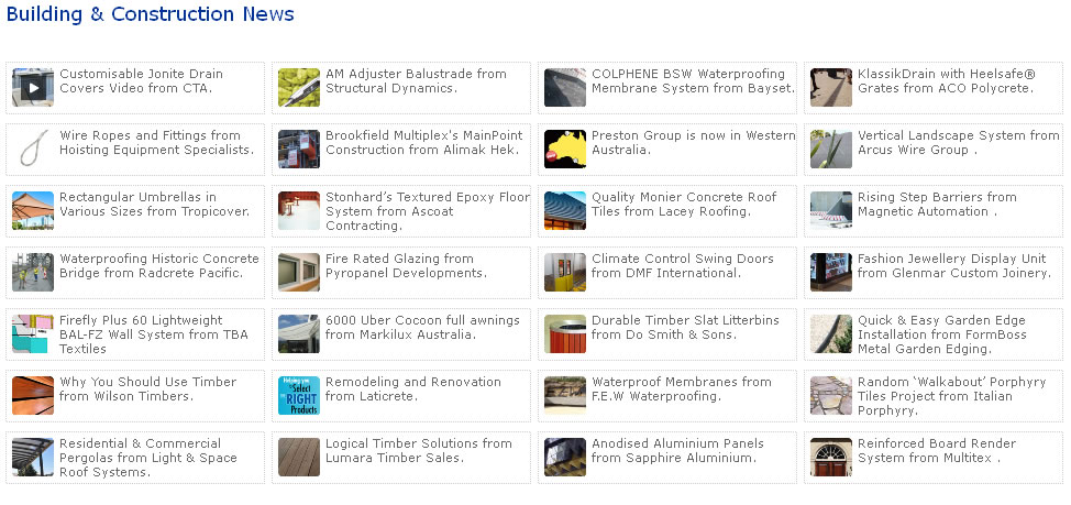 Building & Construction News
