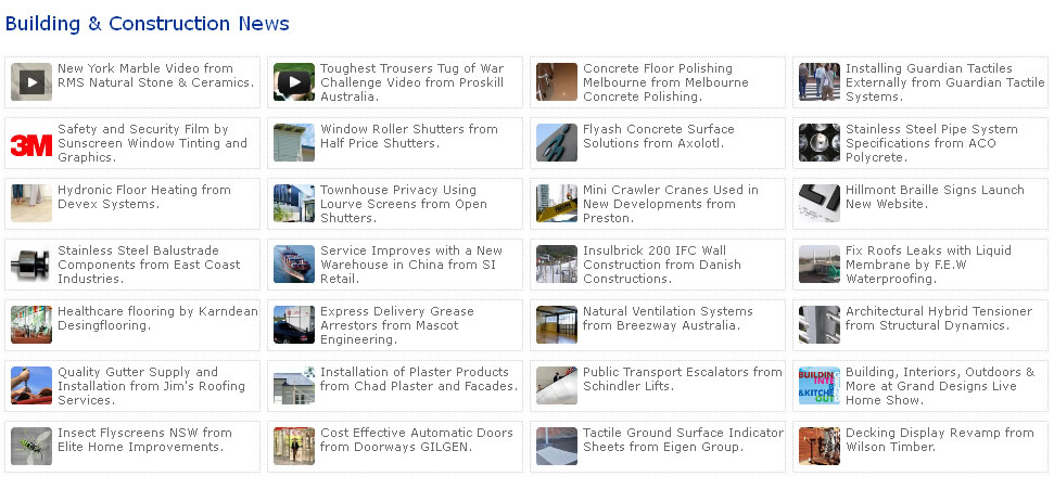 Building & Construction News