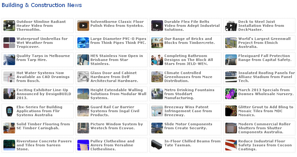 Building & Construction News