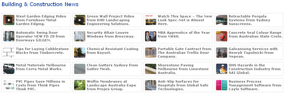 Building & Construction News