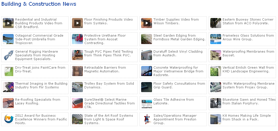Building & Construction News