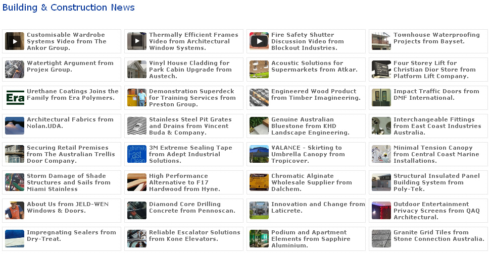 Building & Construction News