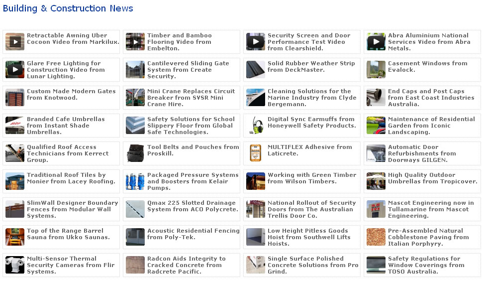Building & Construction News