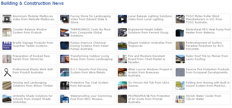 Building & Construction News