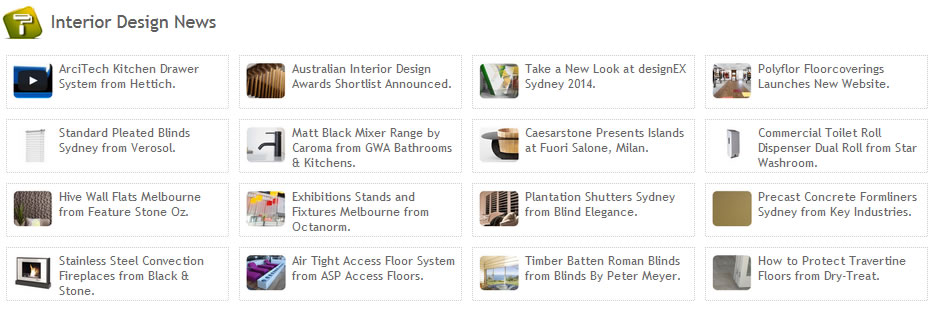 Interior Design News