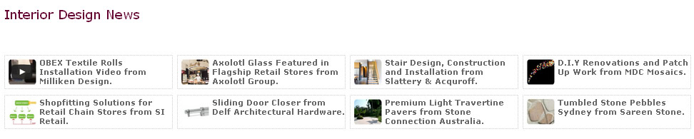 Interior Design News