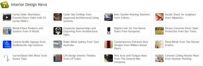 Interior Design News