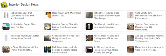 Interior Design News