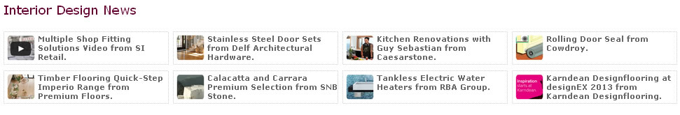 Interior Design News
