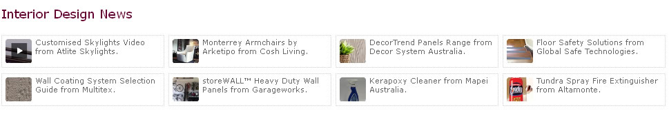 Interior Design News