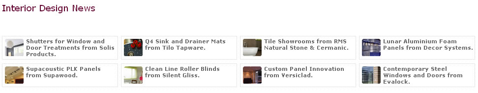 Interior Design News