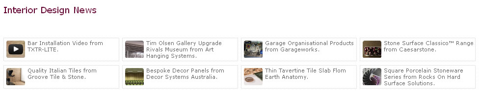 Interior Design News