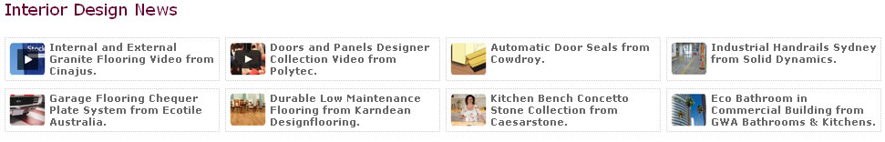 Interior Design News