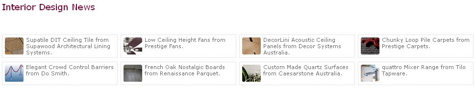 Interior Design News