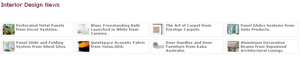 Interior Design News
