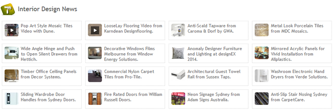 Interior Design News