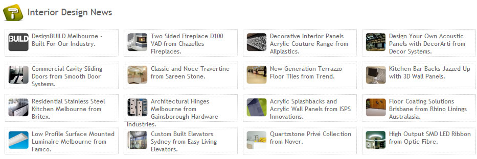 Interior Design News