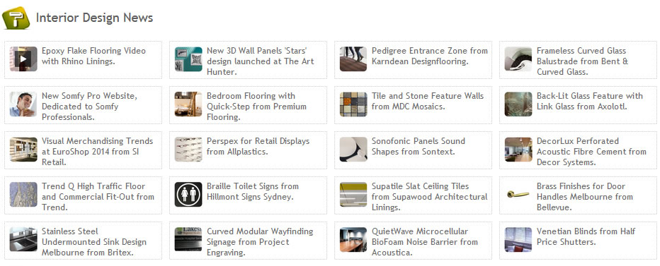 Interior Design News