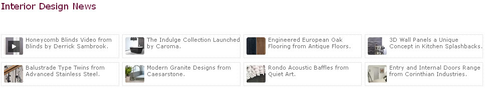 Interior Design News