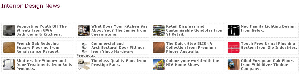 Interior Design News