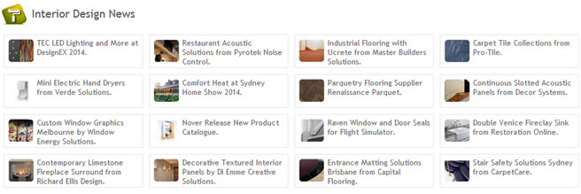 Interior Design News