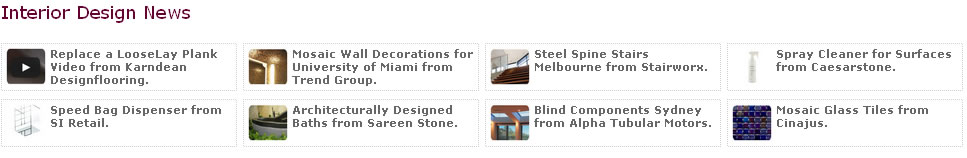 Interior Design News