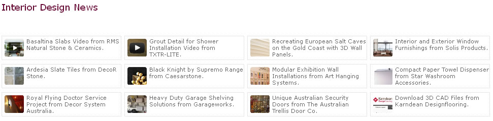 Interior Design News