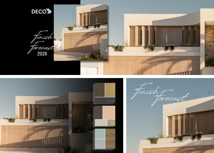 DECO's 2026 Finish Forecast: Nature-Inspired Palettes and Two New Architectural Finishes