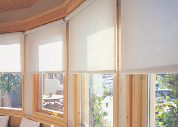 Roller Blinds with Spring Drive System by TOSO Australia