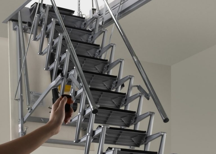 Attic Ladder with Remote Control by Attic Ladders