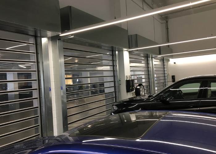 Shutter Doors for Parking Garages by DMF International
