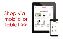 Shop via mobile or tablet