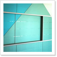 moondani glass design satin finshed glass