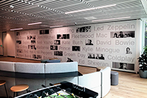 Stylish Operable Walls for Warner Music from Bildspec