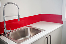 Painted Splashbacks for Laundries from Innovative Splashbacks