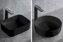 	Matt Black Basins by Tilo Tapware	