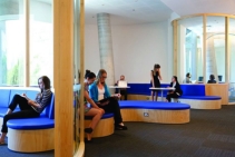 	Study Pods with Laminated Curved Glass by Bent & Curved Glass	